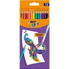 Bic Kids Evolution Illusion trinamos spalvotos pieštukinės (12 vnt. pakuotė)