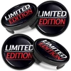 Biomar Labs 4 x 54 mm stebulės dangteliai, suderinami su Ford ratų centriniais dangteliais, stebulės dangteliai, lengvojo lydinio ratlankiai, limited edition Cf 58