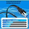 Bithai Ethernet kabelis 5 m, Cat 8 40 Gbps 2000 Mhz didelio greičio tinklo kabelis, plokščias Rj45 gigabitinis pataisos kabelis, trumpas nailoninis pintas interneto Lan kabelis, skirtas Cat9/cat8/cat7/cat6/cat5e (5m)