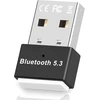 Bluetooth 5.3 adapteris kompiuteriui, usb bluetooth adapterio dongle, usb edr bluetooth belaidis siųstuvas-imtuvas, skirtas staliniam kompiuteriui, nešiojamam kompiuteriui, kompiuteriui, ausinėms, klaviatūrai, pelei, bluetooth stereo, su windows