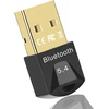 Bluetooth 5.4 adapteris, Bluetooth raktas kompiuteriui (edr & Ble) Usb Bluetooth dongle Plug & Play kompiuteriui, nešiojamam kompiuteriui, palaiko Windows 11/10/8.1/7 (juodas-5.42)