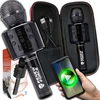 Bluetooth belaidis karaoke mikrofonas su garsiakalbiu vaikams + dėklas