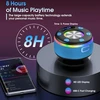 Kompiuterio kolonėlės Bluetooth garsiakalbis dušui, muzikos grotuvas bluetooth su rgb šviesų šou, ip7 atsparus vandeniui bluetooth garsiakalbis dušui su siurbtuku, nešiojamas garsiakalbis su stereo garsu, laisvų rankų funkcija, mikrofonas, mėlynas