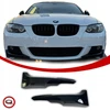 Bmw e92 e93 šoniniai buferio apdailos elementai splitteriai flapsai juodas blizgesys