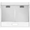 Bomann® du 623.3 gartraukis 60 cm pagrindo recirkuliacija ir ištraukiamasis oras, įskaitant montavimo medžiagą ir filtrą, 3 lygiai, gartraukis 205 m³/h, gartraukis 60 cm, 71 db ištraukimo gaubtas, baltas