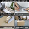 Bomei Pack itin stipri audinio juosta 2 ritiniai vandens izoliacinė juosta 50 mm x 50 m pilka juosta remonto juosta sandarinimo juosta