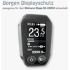 Borgen E-dviračio ekrano apsauga, tinkama shimano steps sc-e-6010 ekranui, skaidri ir vandeniui atspari, apsauga nuo smūgių ir įbrėžimų