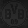 Borussia Dortmund Bvb vonios rankšluostis 180 x 70 cm juodas 100% medvilnė Bvb emblema