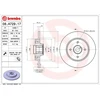 Brembo 08.a729.17 galinis stabdžių diskas su guolių komplektu ir abs