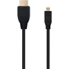 Brightium didelės spartos micro hdmi v1.4 kabelis su ethernet, a/m-d/m, ilgis 1.8m, idealiai tinka prijungti nešiojamus įrenginius prie hd ekranų, palaiko vaizdo raišką iki 4k