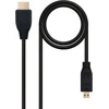 Brightium didelės spartos micro hdmi v1.4 kabelis su ethernet, a/m-d/m, ilgis 1.8m, idealiai tinka prijungti nešiojamus įrenginius prie hd ekranų, palaiko vaizdo raišką iki 4k