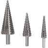 Brilliant Tools bt101925 pakopinių grąžtų rinkinys, 3 dalys, skersmuo 4–32 mm [powered by Ks Tools]