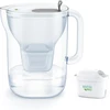 Brita Filtravimo ąsotis Style Xl pilkas (3.6l) su 1 Maxtra Pro Pure Performance filtru - didelės talpos, pakreipiamas dangtelis, Led ekranas, filtras sumažina chloro, akmens ir purvo kiekį