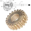 Bronzinis sliekinis ratas 1-7/8 colio ad 20t, skirtas mtd 917-04861 20t 717-04449 717-04861 717-0528