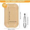 Brotou kepimo popierius karšto oro gruzdintuvėms, 125 vnt., 29,1 x 14,8 cm, stačiakampis, nelipnus kepimo popierius, suderinamas su Ninja Foodi Max Health Gril Ag551eu/fg551