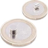 Brudazon 10 mini diskiniai magnetai 5 x 4 mm N52 stipriausio lygio neodimio magnetai itin stiprūs magnetai modeliavimui, nuotraukoms, lentoms, skelbimų lentoms, šaldytuvams, rankdarbiams, ypač stiprus magnetinis diskas