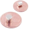 Brudazon 10 mini diskiniai magnetai 6 x 6 mm N52 stipriausio lygio neodimio magnetai itin stiprūs magnetai modelių gamybai, nuotraukoms, lentoms, skelbimų lentoms, šaldytuvams, rankdarbiams, ypač stiprūs magnetiniai diskai