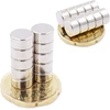 Brudazon 10 mini diskiniai magnetai 8 x 4 mm N52 stipriausio lygio neodimio magnetai itin stiprūs magnetai modelių gamybai, nuotraukoms, lentai, skelbimų lentai, šaldytuvui, rankdarbiams, itin stiprus magnetinis diskas