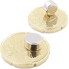 Brudazon 10 mini diskiniai magnetai 8 x 4 mm N52 stipriausio lygio neodimio magnetai itin stiprūs magnetai modelių gamybai, nuotraukoms, lentai, skelbimų lentai, šaldytuvui, rankdarbiams, itin stiprus magnetinis diskas