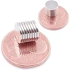 Brudazon 10 mini diskiniai magnetai 9 x 1 mm N52 stipriausio lygio neodimio magnetai itin stiprūs magnetai modelių gamybai, nuotraukoms, lentoms, skelbimų lentoms, šaldytuvams, rankdarbiams, ypač stiprus magnetinis diskas