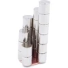 Brudazon 15 mini diskiniai magnetai 10 x 10 mm N52 stipriausio lygio neodimio magnetai itin stiprūs magnetai modelių gamybai, nuotraukoms, lentoms, skelbimų lentoms, šaldytuvams, rankdarbiams, ypač stiprus magnetinis diskas