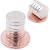 Brudazon 15 mini diskiniai magnetai 12 x 3 mm N52 stipriausio lygio neodimio magnetai itin stiprūs magnetai modelių gamybai, nuotraukoms, lentai, skelbimų lentai, šaldytuvui, rankdarbiams, itin stiprus magnetinis diskas