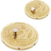 Brudazon 25 mini diskiniai magnetai 3 x 3 mm N52 stipriausio lygio neodimio magnetai itin stiprūs magnetai modeliavimui, nuotraukoms, lentai, skelbimų lentai, šaldytuvui, rankdarbiams, ypač stiprus magnetinis diskas