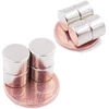 Brudazon 5 mini diskiniai magnetai 10 x 7 mm n52 stipriausio lygio neodimio magnetai itin stiprūs magnetai modelių gamybai, nuotraukoms, lentai, skelbimų lentai, šaldytuvui, rankdarbiams, itin stiprus magnetinis diskas