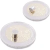 Brudazon 50 mini diskiniai magnetai 5 x 4 mm N52 stipriausio lygio neodimio magnetai itin stiprūs magnetai modeliavimui, nuotraukoms, lentai, skelbimų lentai, šaldytuvui, rankdarbiams, itin stiprus magnetinis diskas