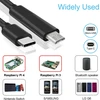 Bruphny maitinimo šaltinis, skirtas raspberry pi 4/3, 5.1v 3a usb-c maitinimo šaltinis su įjungimo/išjungimo jungikliu, skirtas raspberry pi 3, skirtas raspberry pi 4 modelis b