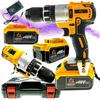 Bull Tech Akumuliatorinis gręžtuvas-suktuvas su smūgiu 2in1 48v 2x 5ah lagaminas Brushless
