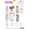 Burda iškarpos lėlių drabužiams 8308, 2 dydžiai: M 30-35 cm, L 40-45 cm