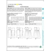 Butterick patterns b6051 suknelės siuvimo šablonas, dydis f5 (16-18-20-22-24)