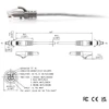 C2g Cat6a itin lankstus plonas ethernet kabelis, idealiai tinkantis maršrutizatoriui, modemui, internetui, wifi dėžutėms, XBOX, Ps5, Smart Tv, Sky Q, Ip kamerai, itin dideliam interneto greičiui - pilkas