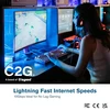 C2g Cat6a itin lankstus plonas ethernet kabelis, idealiai tinkantis maršrutizatoriui, modemui, internetui, wifi dėžutėms, XBOX, Ps5, Smart Tv, Sky Q, Ip kamerai, itin dideliam interneto greičiui - pilkas