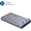 Cable Matters aliumininė 10 gbps usb 3.1 gen 2 išorinė ssd standžiojo disko dėžutė (usb c dėžutė, ssd dėžutė) su usb-c ir usb-a kabeliu - usbc, thunderbolt 3, usb4 ir thunderbolt 4 prievadais suderinama