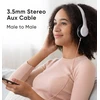Cablecreation 1.8 m 3.5 mm stereo audio kabelis iš tėviškos į tėvišką jungtį, plonas ir minkštas kabelis su paauksuota jungtimi, skirtas išmaniesiems telefonams, planšetiniams kompiuteriams, mp3 grotuvams ir kt., rožinio aukso spalvos