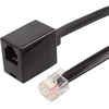 Cablepelado telefono ilgintuvas, rj11, ilgintuvas, telefono kabelis, modulinis 6p4c, vakarinis kabelis, rj11, telefono ilgintuvas, faksas, modemo maršrutizatorius dsl, vdsl, isdn internetas, 6 m