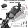 Caddytek Unisex Caddylite One - Swivel V8 golfo vežimėlis, golfo stūmimo vežimėlis, 3 ratų golfo stūmimo vežimėliai