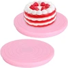 Cake Spinner Turntable 14 cm 360 laipsnių mini sukamasis torto stovas, skirtas virtuvės sausainių desertų dekoravimui kepant (2 vnt.)