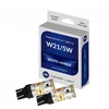 Car Light Marba Light 7443 W21/5w baltai oranžinės spalvos Led lemputės su Canbus