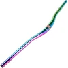 Carachome mtb dviračio spalvingas vairas 31,8 mm x 780 mm am xc dh downhill lenktyninio dviračio pakilimo vaivorykštės vairas