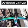 Carachome mtb dviračio spalvingas vairas 31,8 mm x 780 mm am xc dh downhill lenktyninio dviračio pakilimo vaivorykštės vairas