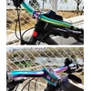 Carachome mtb dviračio spalvingas vairas 31,8 mm x 780 mm am xc dh downhill lenktyninio dviračio pakilimo vaivorykštės vairas
