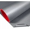 Carbon 3d sidabrinė matinė automobilinė plėvelė 152x10cm