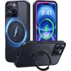 Casekoo magicstand dėklas, skirtas iphone 16 pro max su magsafe [nematomas stovas] [mil-std-810h karinis standartas] smūgiams atsparus apsauginis dėklas plonas neslystantis matinis mobiliojo telefono dėklas iphone 16 pro max dėklas