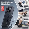 Casekoo magicstand dėklas, skirtas iphone 16 pro max su magsafe [nematomas stovas] [mil-std-810h karinis standartas] smūgiams atsparus apsauginis dėklas plonas neslystantis matinis mobiliojo telefono dėklas iphone 16 pro max dėklas