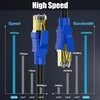 Cat 8 Ethernet kabelis 10m, 40 Gbps, 2000 Mhz, Sftp, Rj45