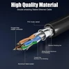 Cat 8 Ethernet kabelis 10m, 40 Gbps, 2000 Mhz, Sftp, Rj45
