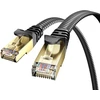 Cat 8 Ethernet kabelis, plokščias, 40 Gbps, 2000 Mhz, pintas, 0.5 m